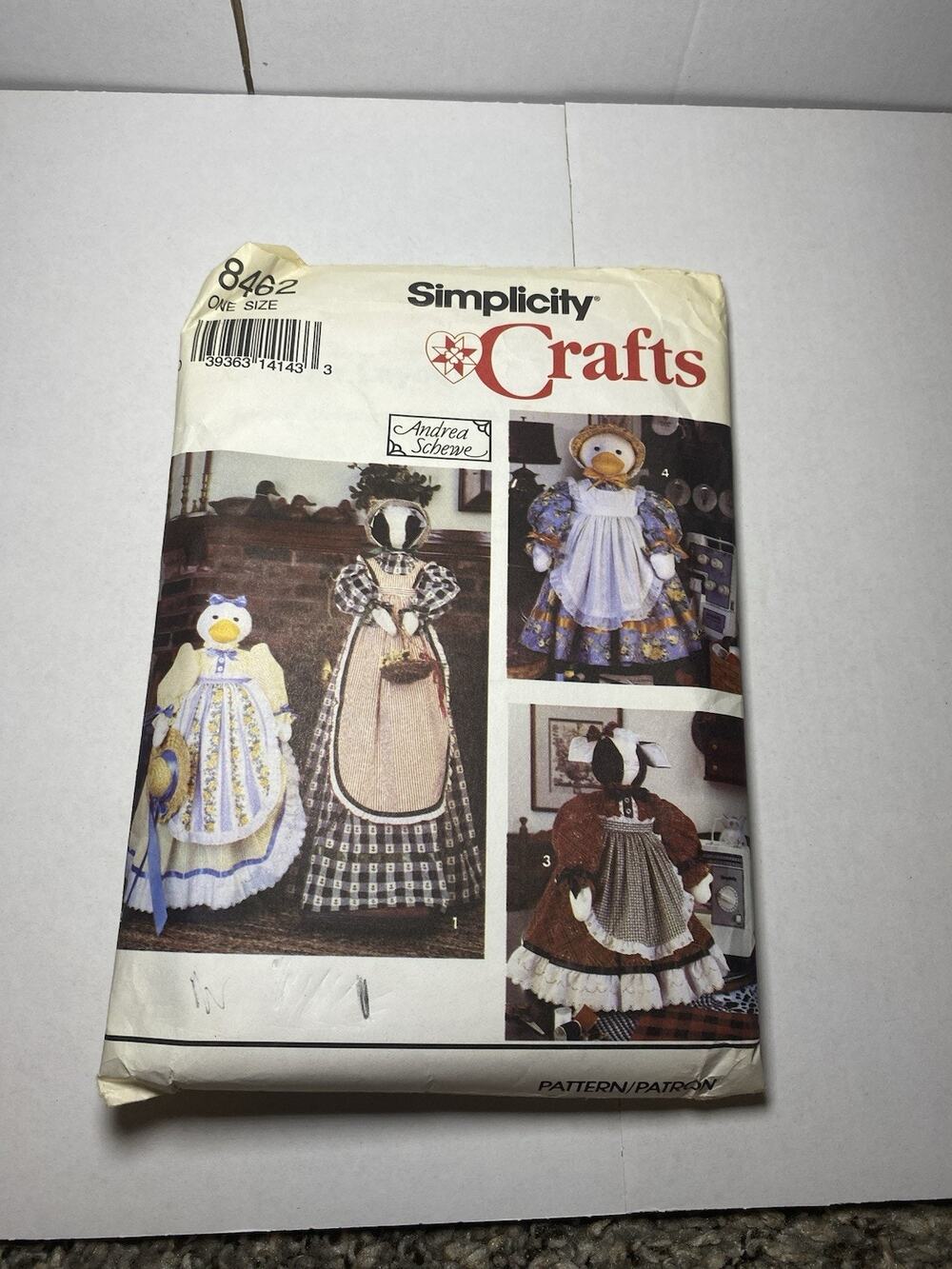 Simplicity Sewing Pattern #8462 Cow & Duck Covers for Vacuums & Sewing Machine